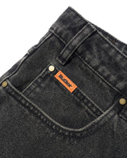 Short en Denim Baggy - Noir Délavé
