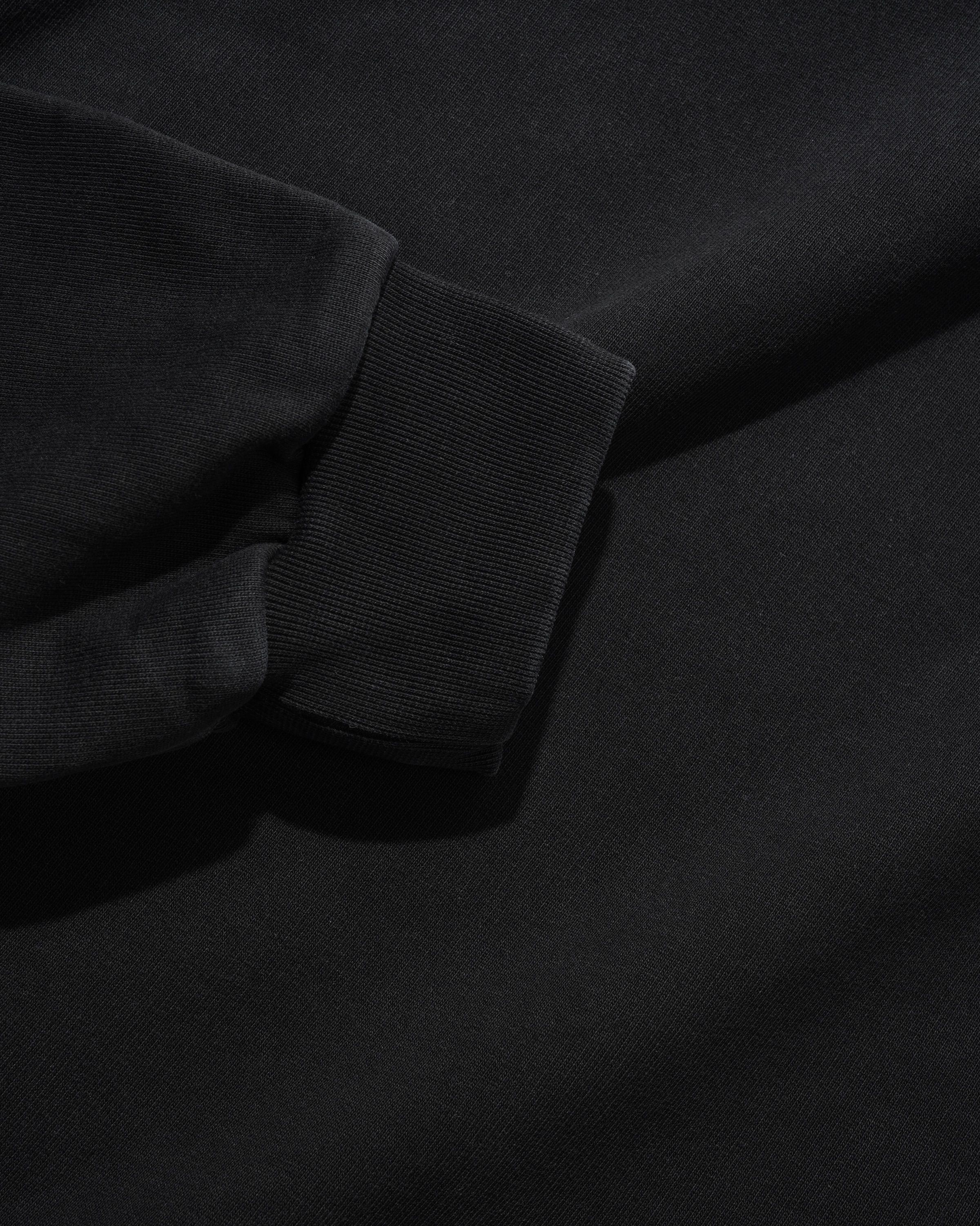 Basic Pullover Hood - Washed Black