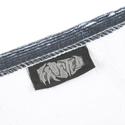 Serviette de Plage - Noir/Blanc/Bleu