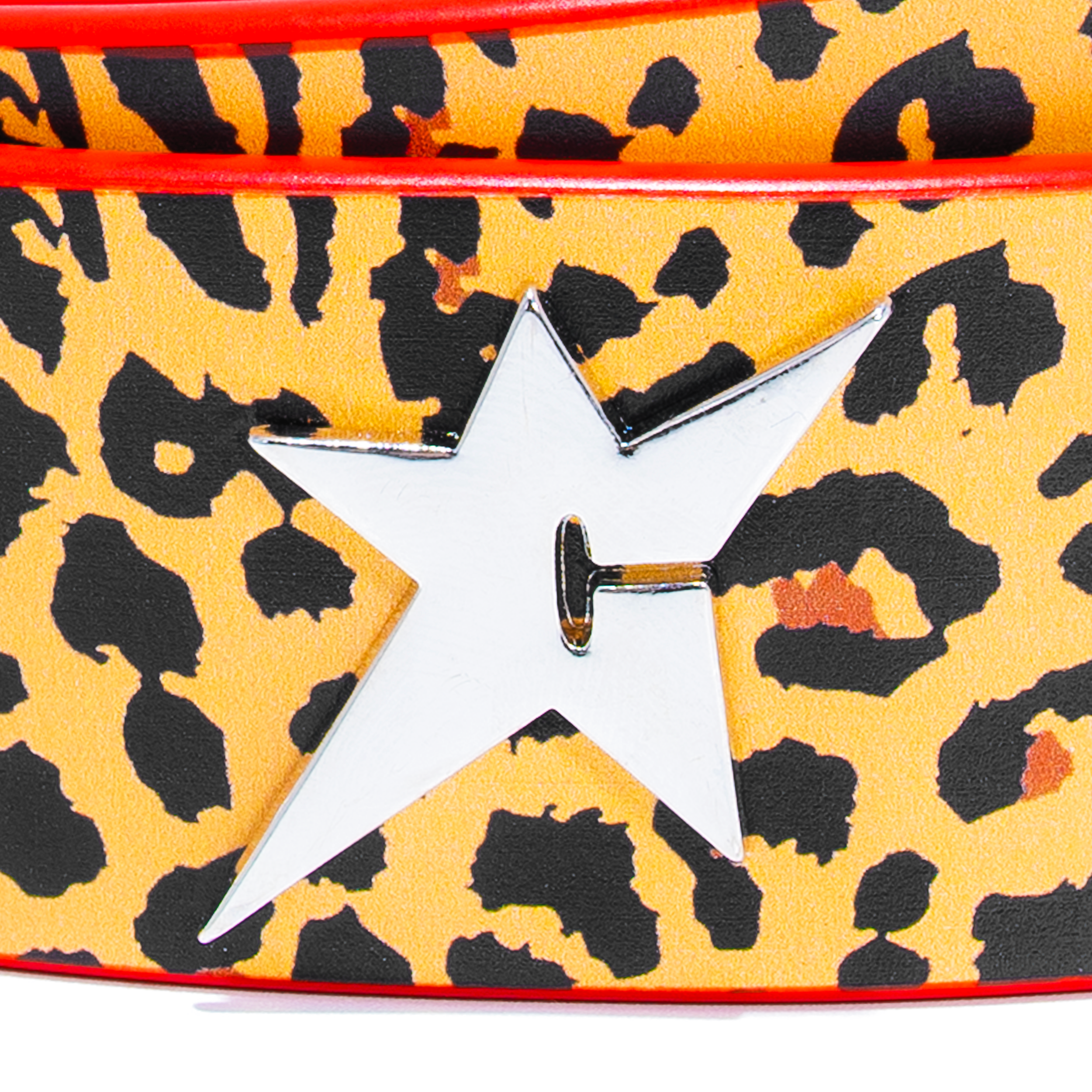 Riveted Leather Belt - Cheetah