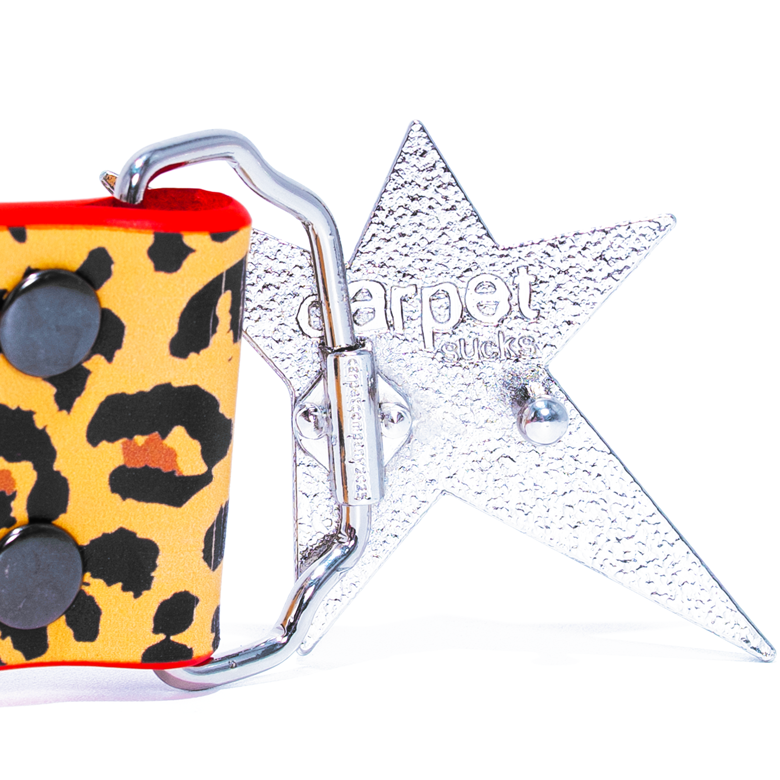 Riveted Leather Belt - Cheetah
