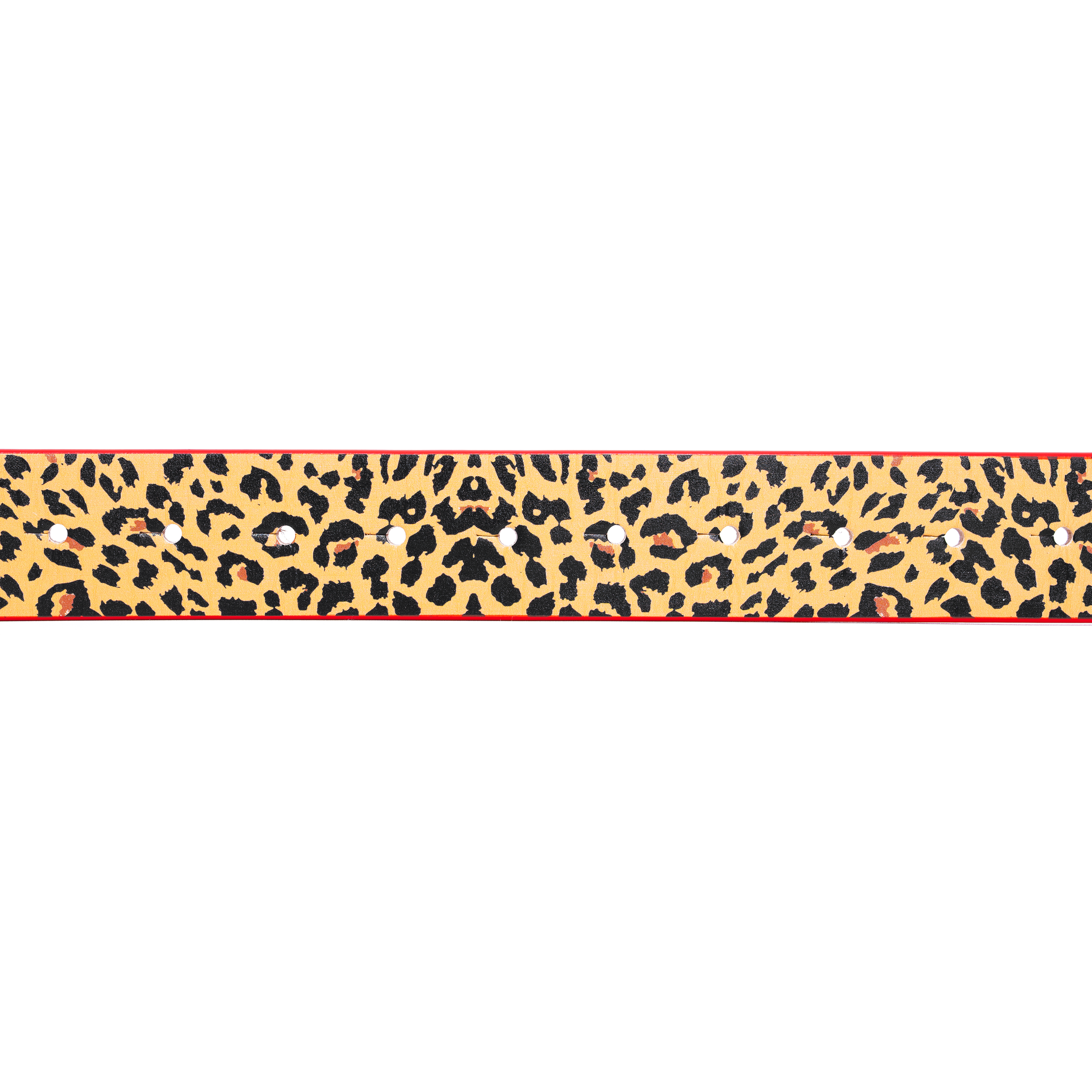 Riveted Leather Belt - Cheetah