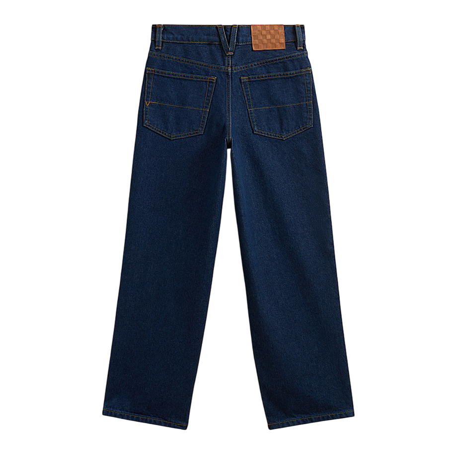 Kids Check-5 Loose Denim Pants - Midnight Blue