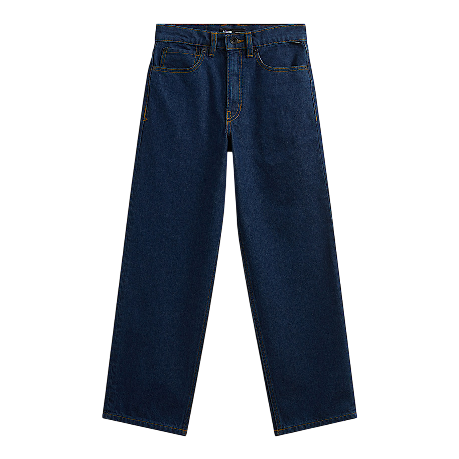 Kids Check-5 Loose Denim Pants - Midnight Blue
