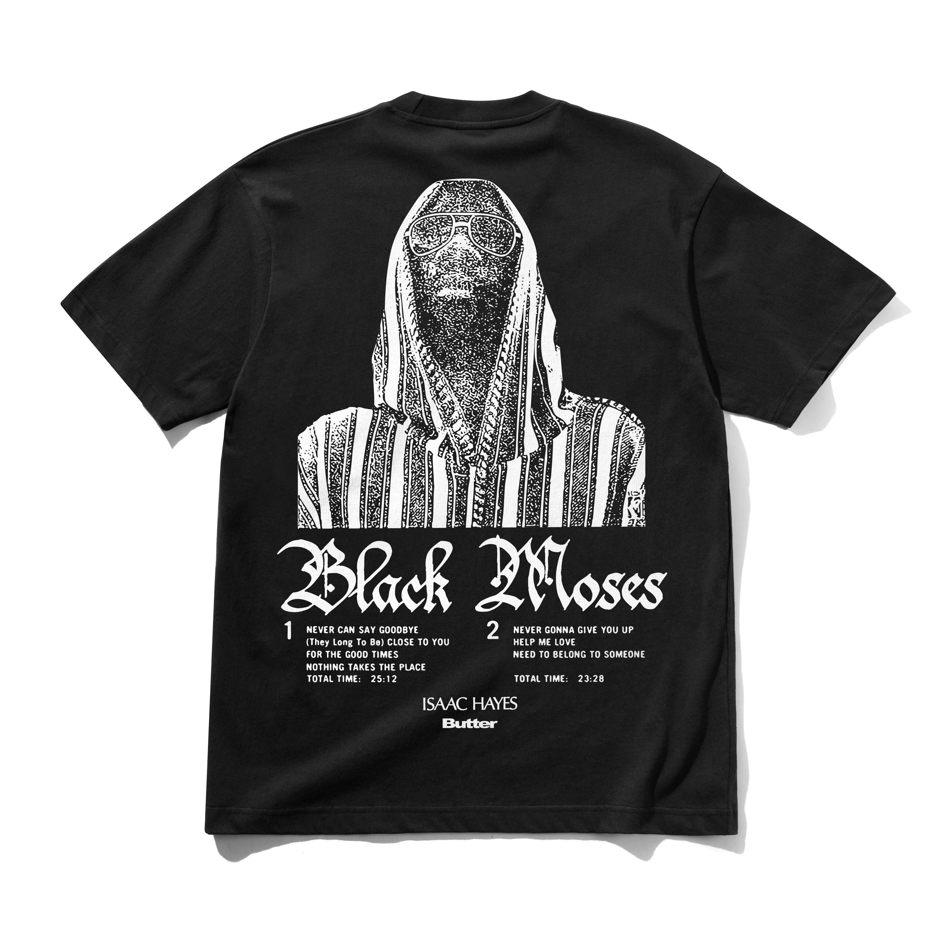 Black Moses Tee - Washed Black