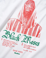 Black Moses Tee - White