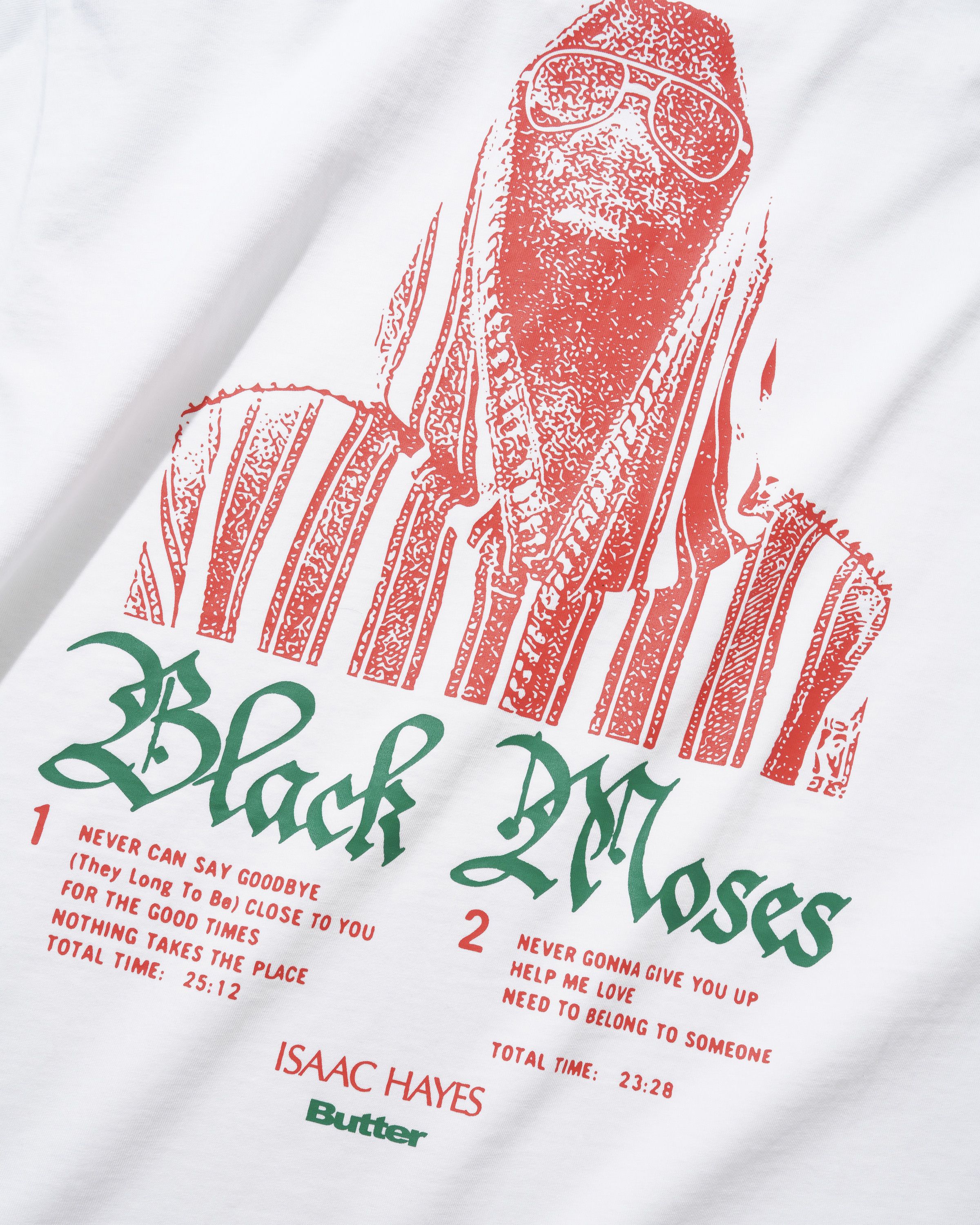 Black Moses Tee - White