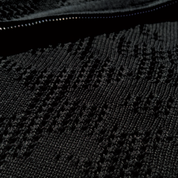 P&DF - Crochet Zip Hood - Black