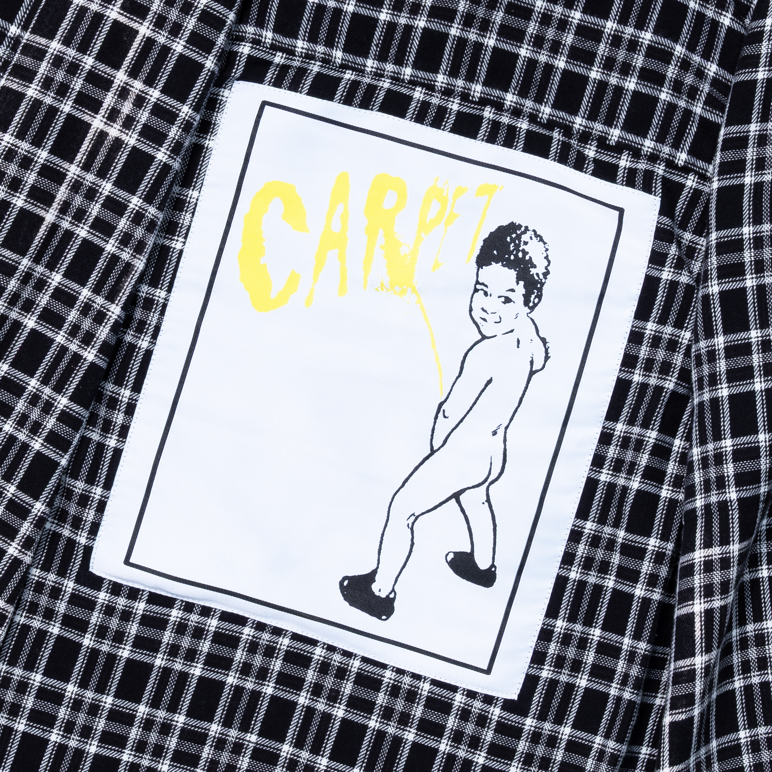 Flanelle Délavée - Noir