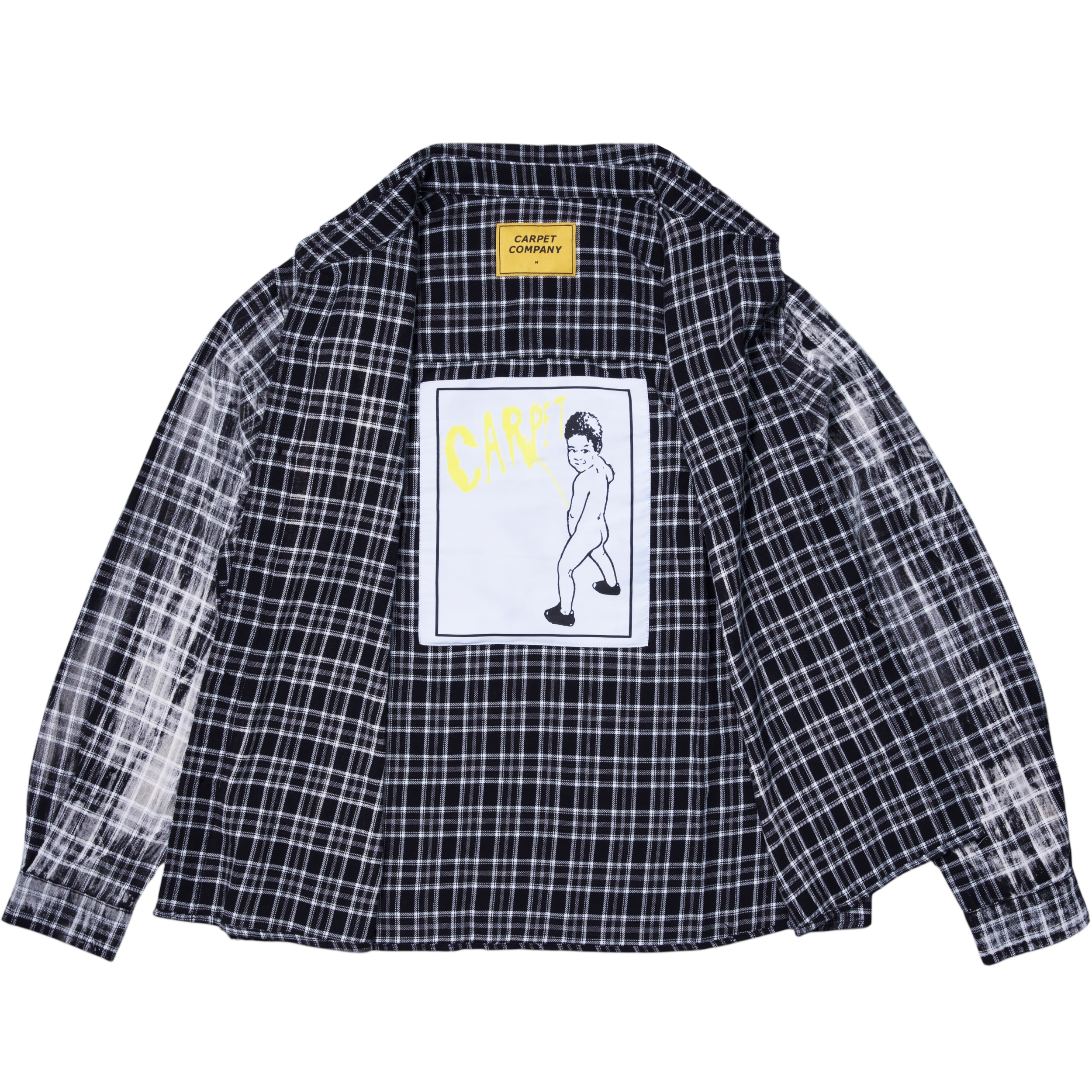 Flanelle Délavée - Noir