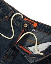 Blotch Denim Jeans - Streaky Navy