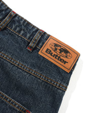 Blotch Denim Jeans - Streaky Navy