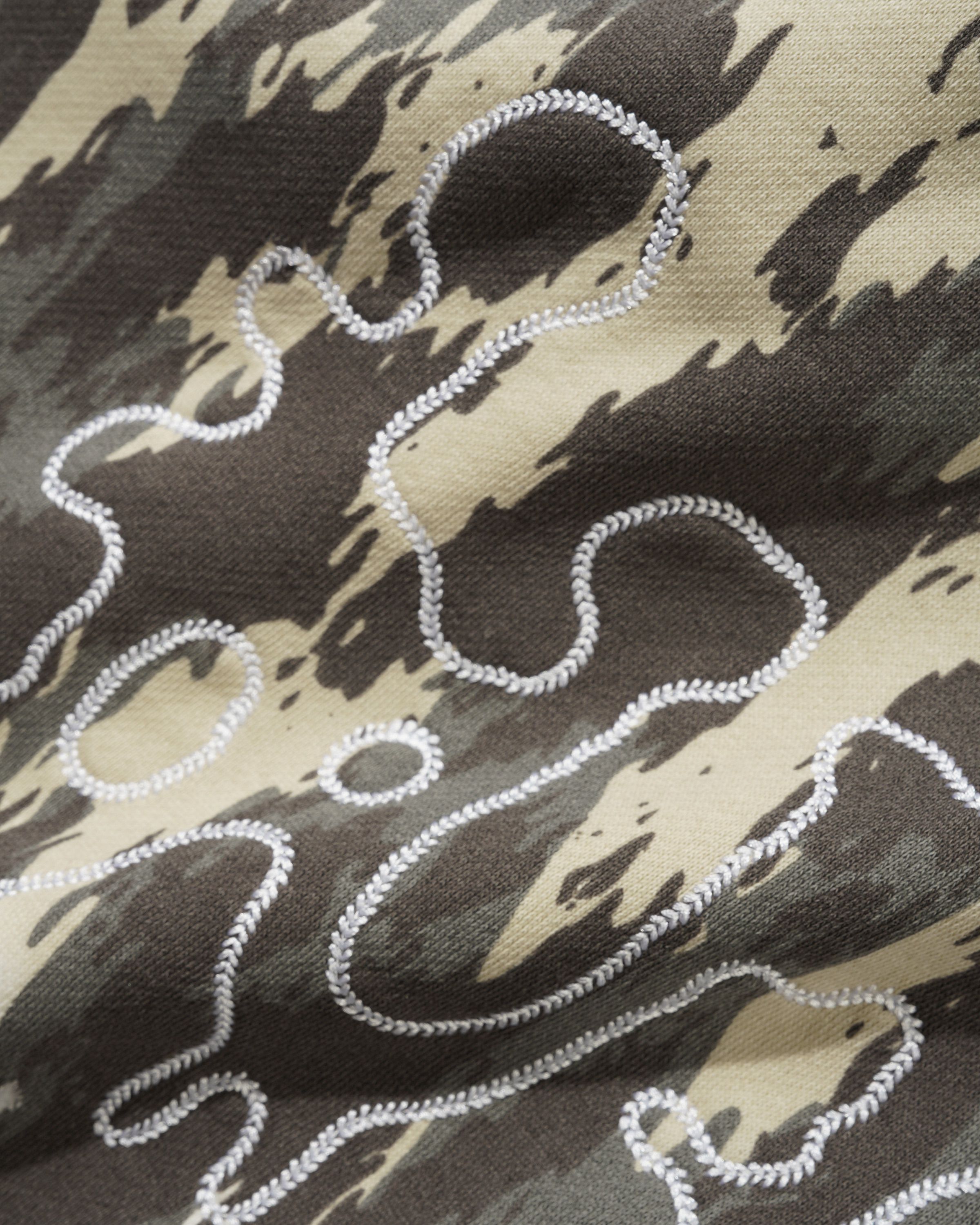 Blotch Fleece Pants - Washed Camo