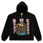 Bodycount Zip Hoodie - Black