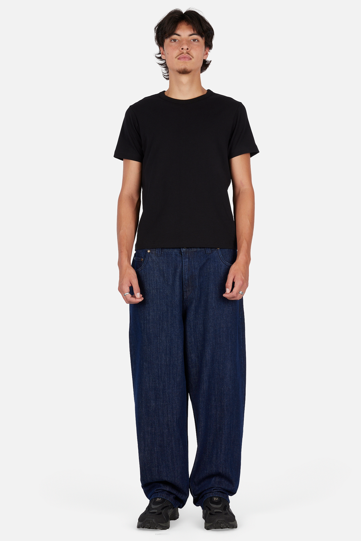 Pantalon en Denim Baggy - Indigo