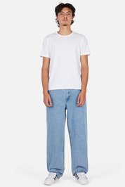 Relaxed Denim Pants - Blue Washed