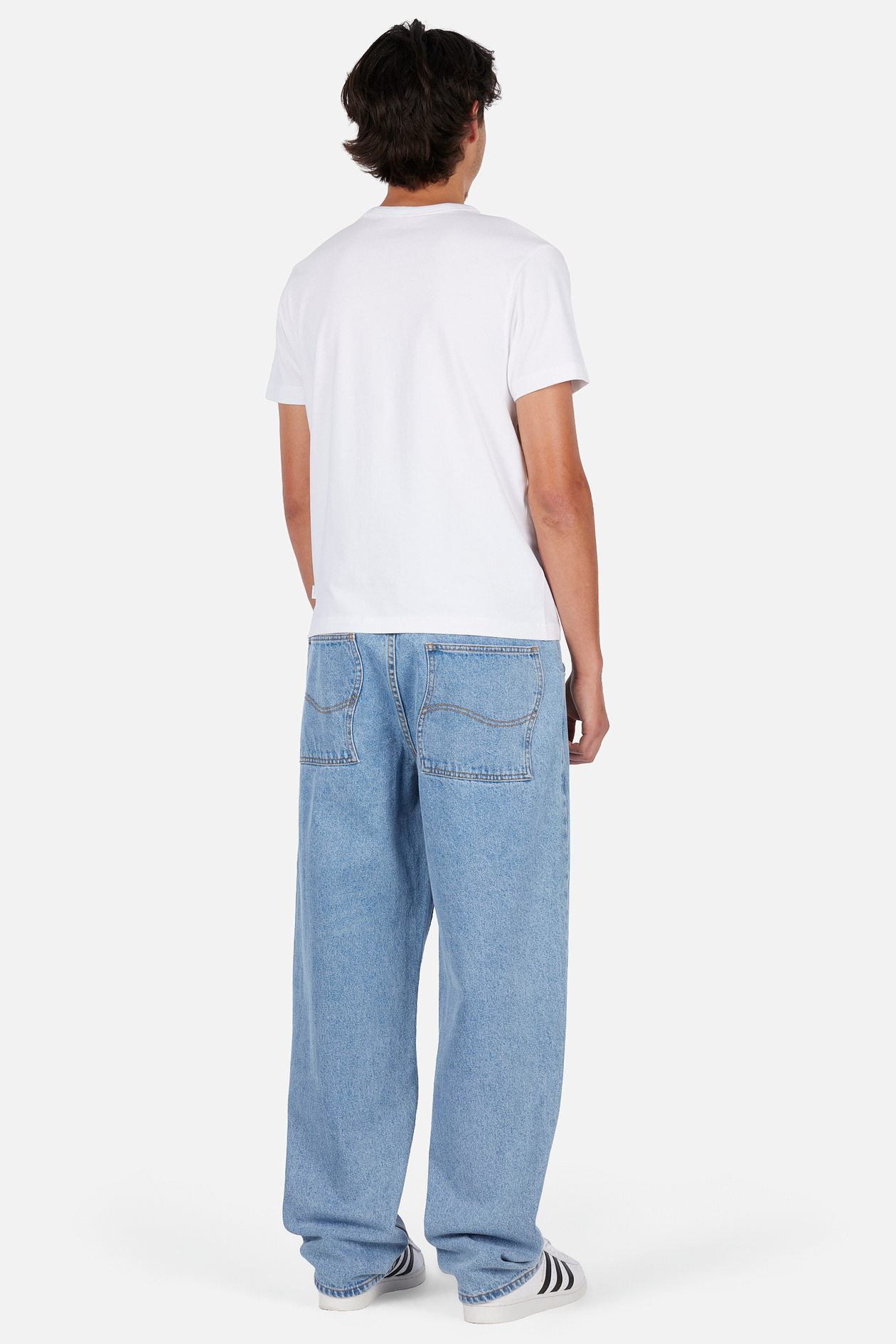 Relaxed Denim Pants - Blue Washed