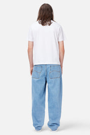 Pantalon Baggy en Denim - Bleu Premium Délavé