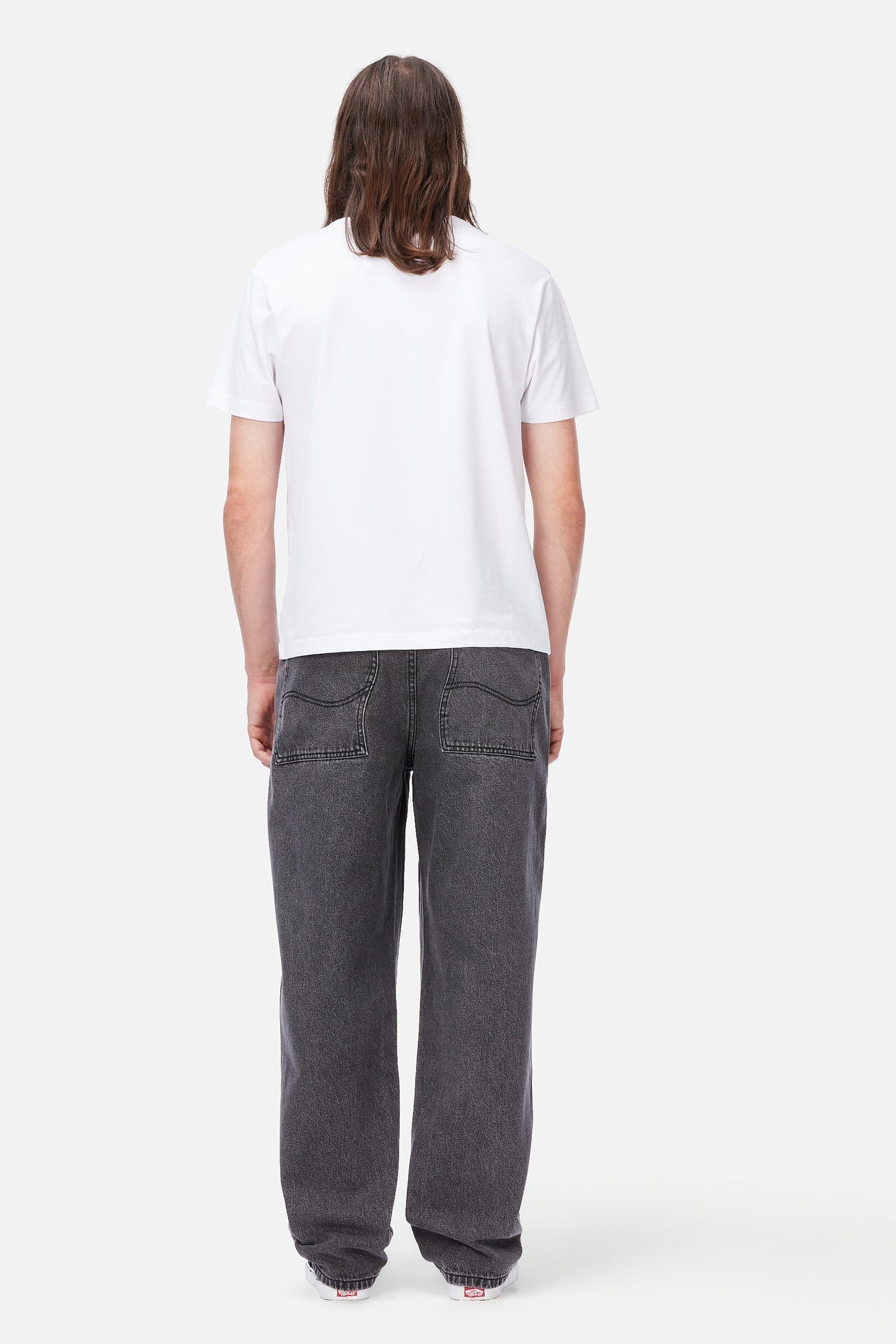 Pantalon Relaxed en Denim - Noir Délavé