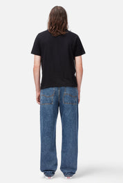 Pantalon Relaxed en Denim - Stone Washed