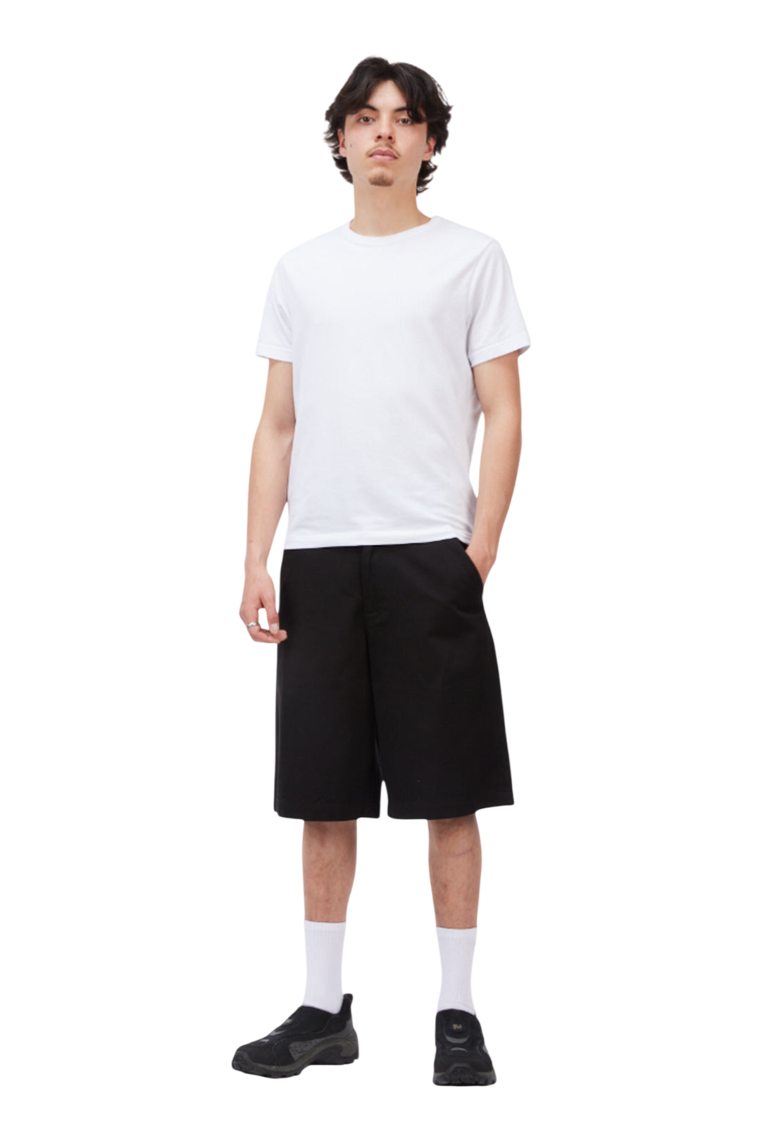 Baggy Chino Shorts - Black