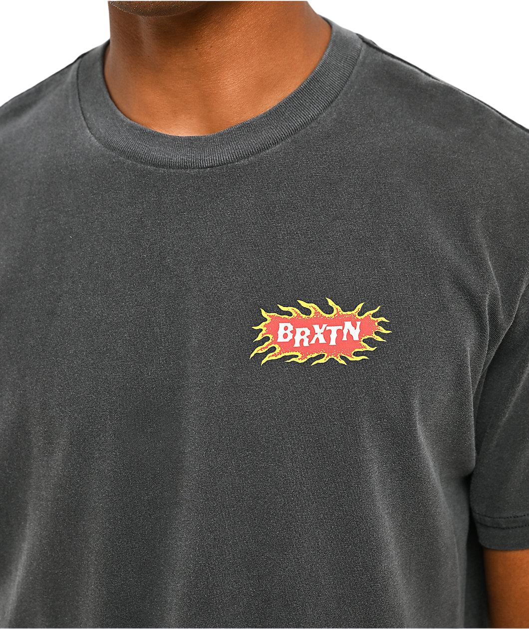 T-Shirt Blazing Standard - Noir Usé Délavé