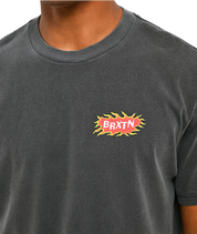 T-Shirt Blazing Standard - Noir Usé Délavé