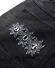 Bronco Jeans en Denim - Noir Délavé