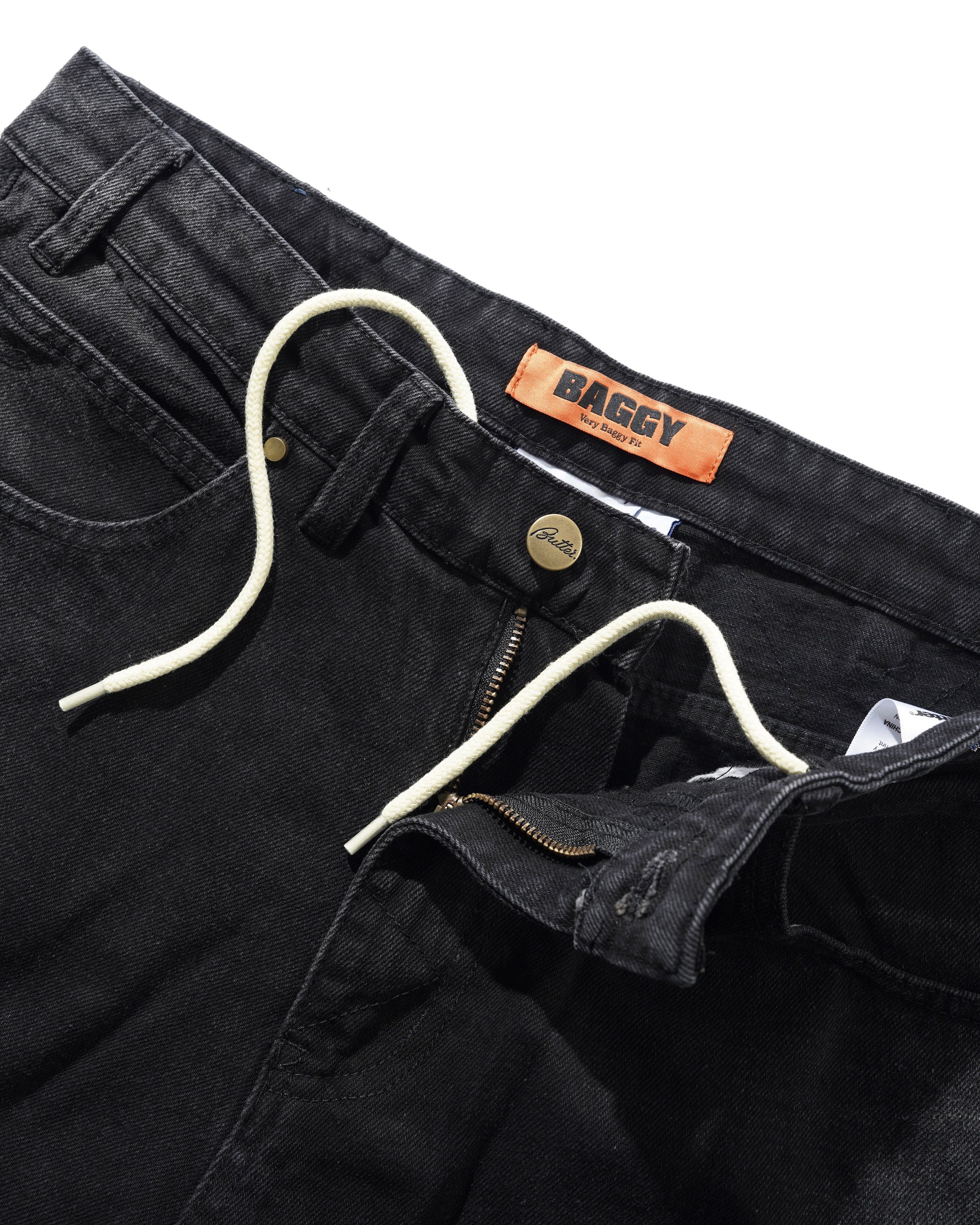 Bronco Jeans en Denim - Noir Délavé