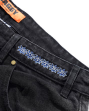 Bronco Jeans en Denim - Noir Délavé