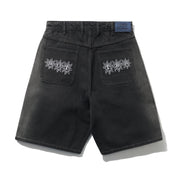 Bronco Short en Denim - Noir Délavé