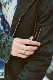 Davide Work Jacket - Washed Black