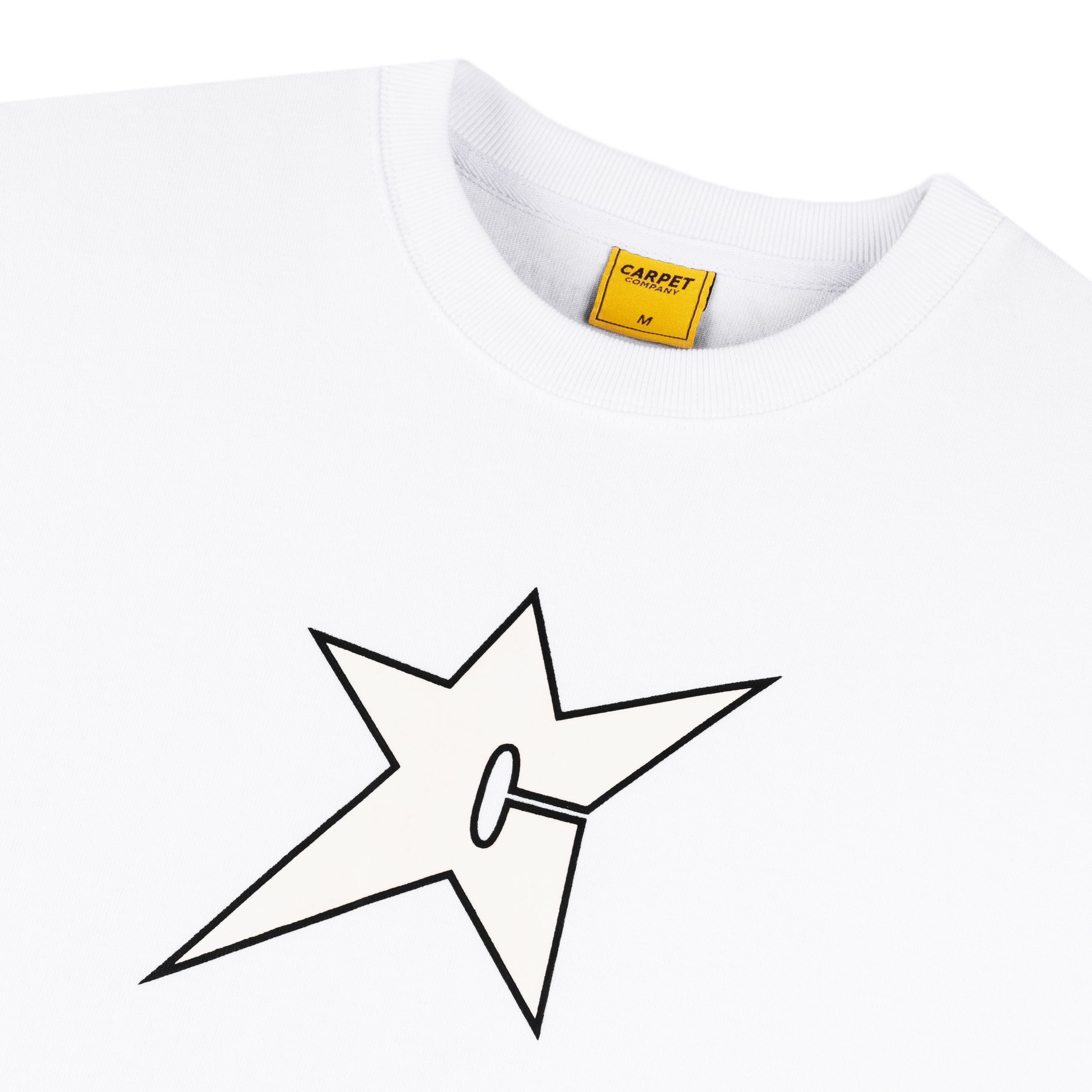 T-Shirt C-Star Phosphorescent - Blanc