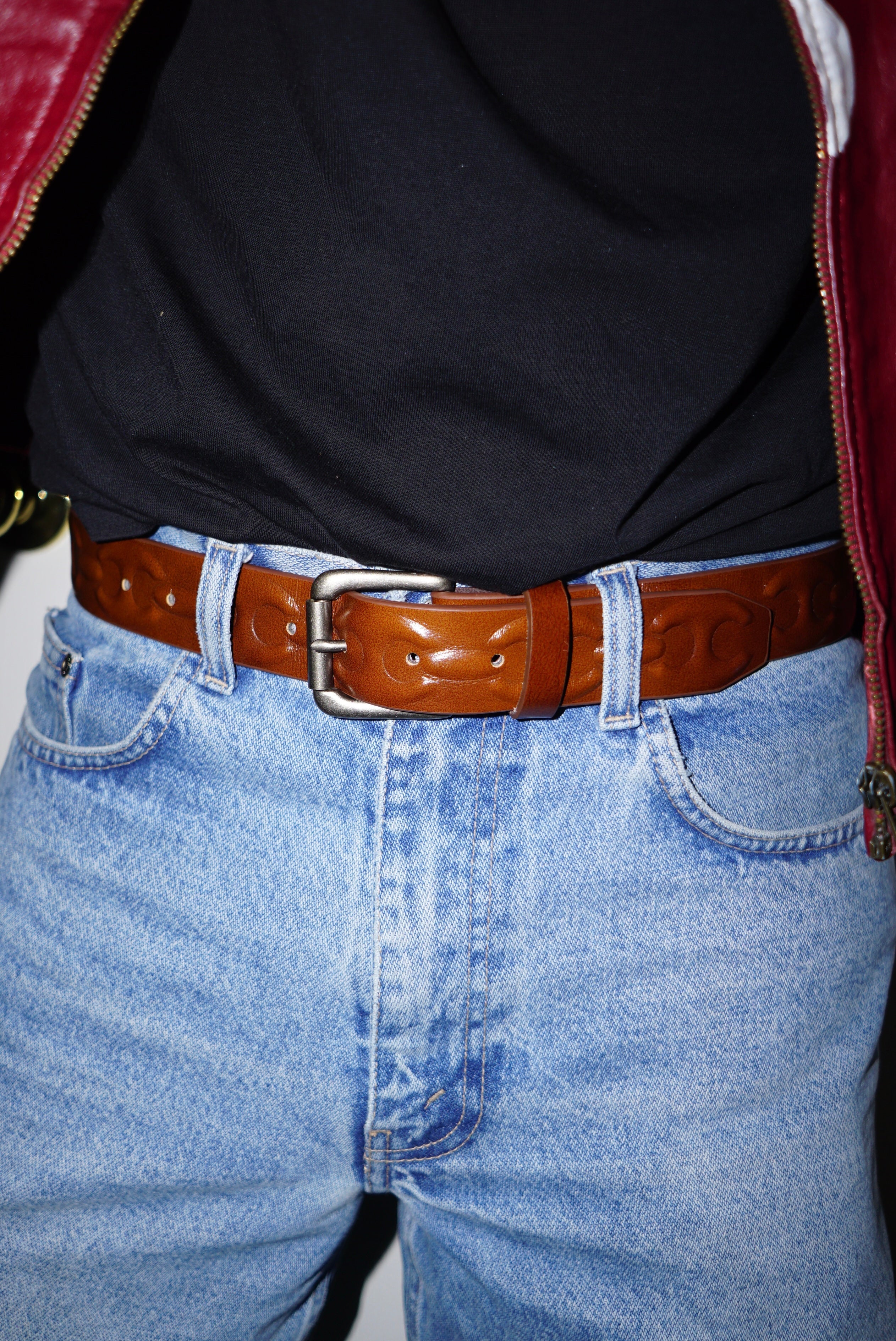 Stingwater Anchor Chain Belt - Rusty Brown