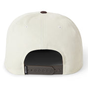 Catch And Release Snapback - Off White/Brown