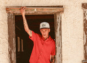 Catch And Release Snapback - Off White/Brown