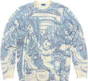 Pull en Tricot Côtelé Céramique Premium - Multicolore