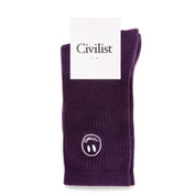 Mono Smiler Chaussettes - Raisin