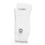 Mono Smiler Chaussettes - Blanc
