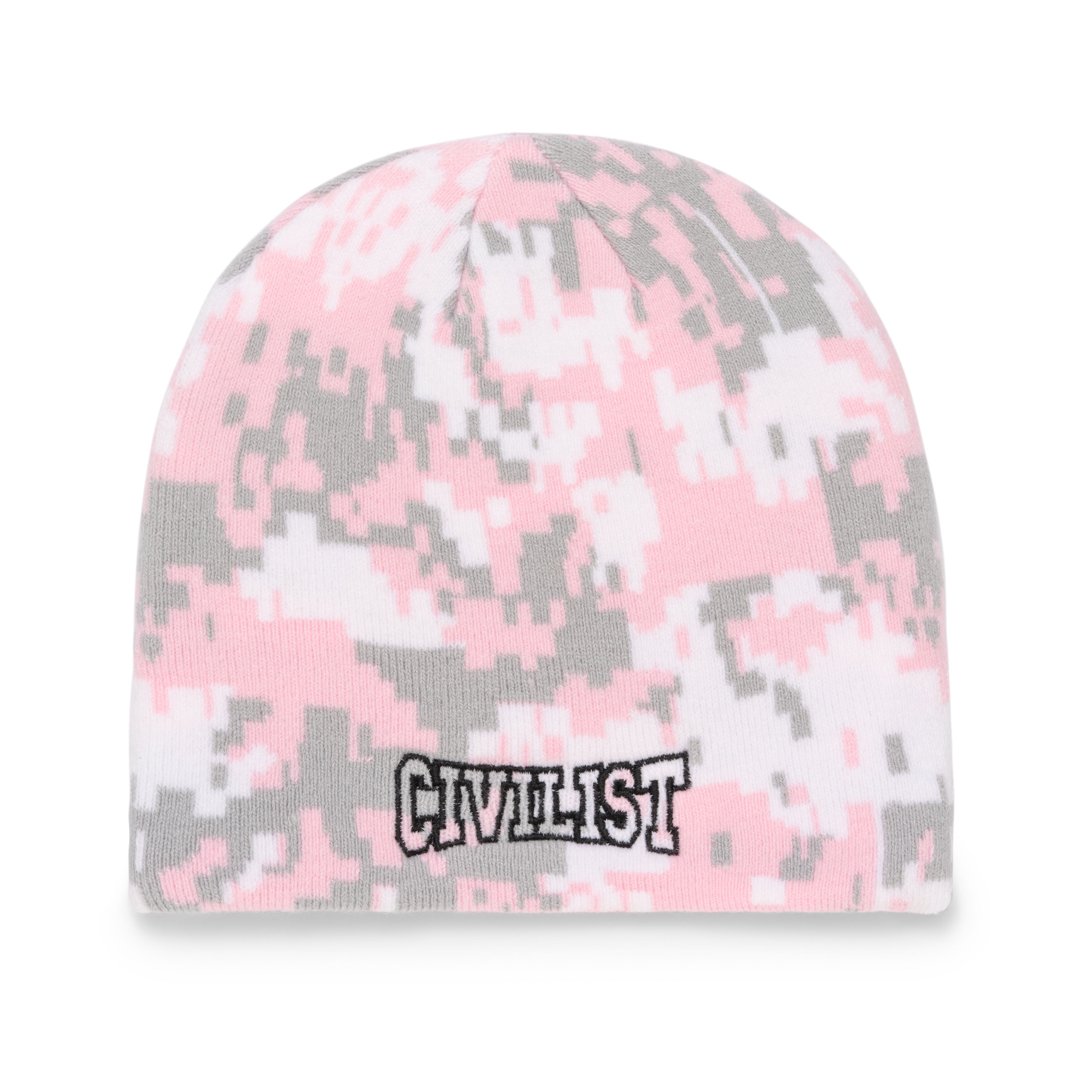 Civilist Skully Beanie - Pink Digi Camo – Palm Isle Skateshop