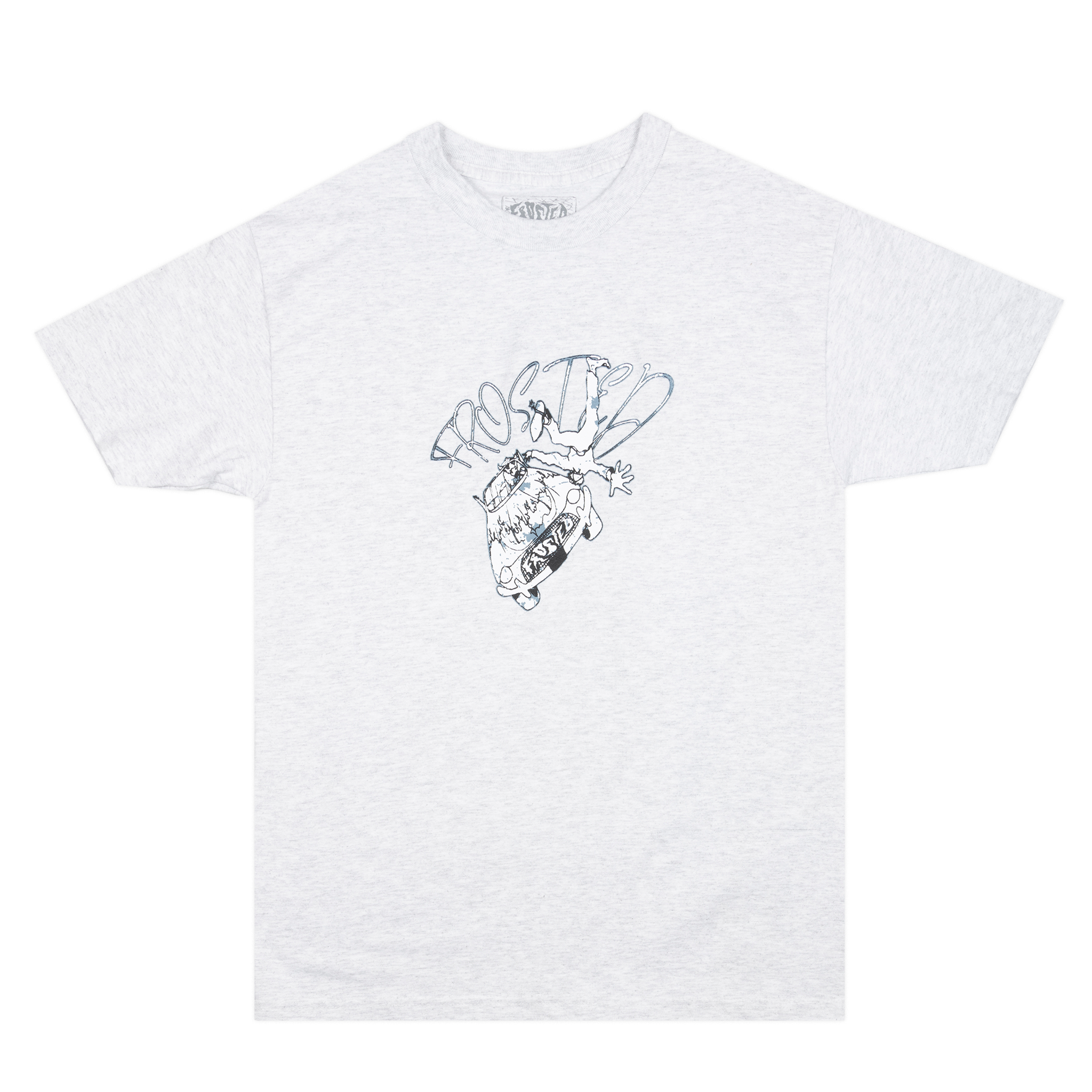 T-Shirt Crash - Gris Cendré