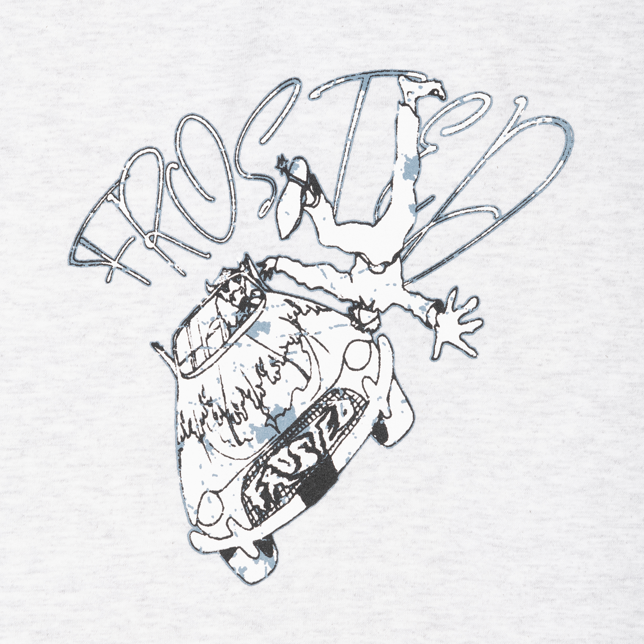 T-Shirt Crash - Gris Cendré