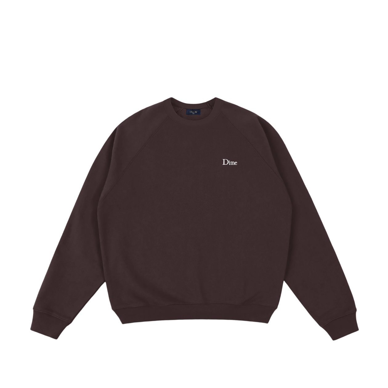 Crewneck Classic Small Logo - Brun Foncé