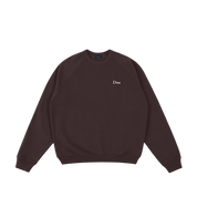 Crewneck Classic Small Logo - Brun Foncé