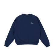 Classic Small Logo Crewneck - Midnight Navy