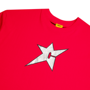 T-Shirt C-Star Métallique - Rouge