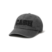 Campus 6 Panel Cap - Washed Black