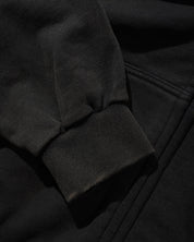 Campus Zip-Thru Hood - Washed Black