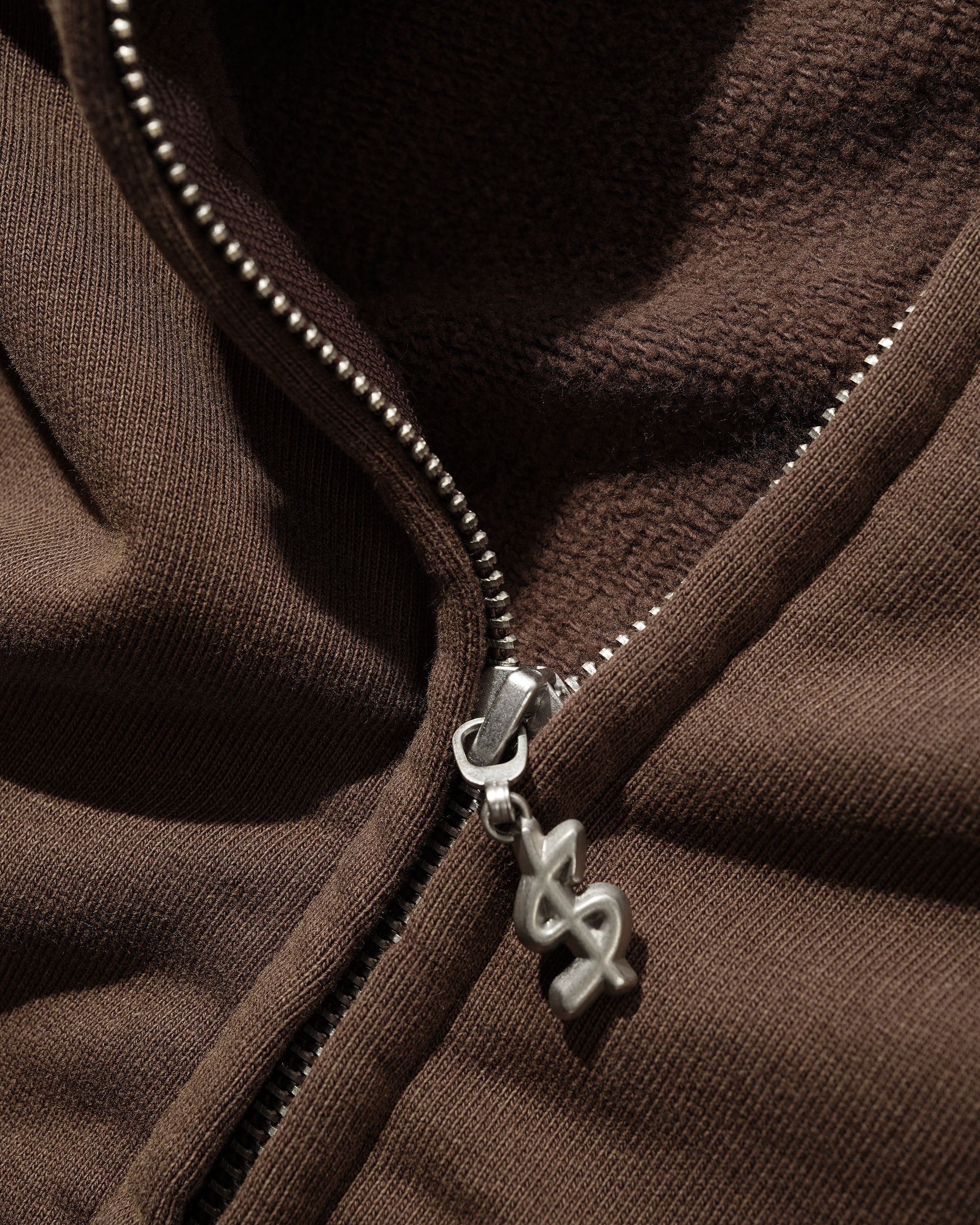 Campus Zip-Thru Hood - Washed Brown