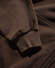 Campus Zip-Thru Hood - Washed Brown
